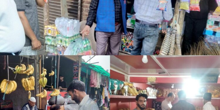 Market checking drives conducted in Keller, Barbugh areas of Shopian