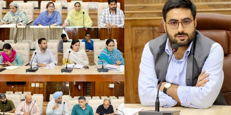 DC Srinagar reviews implementation and progress of Financial Inclusion schemes