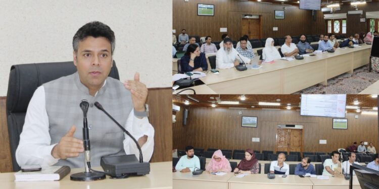 DC Budgam reviews Health Sector performance