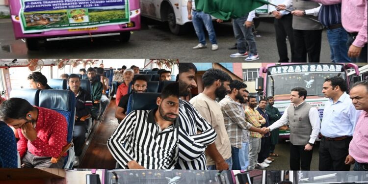 DC Kulgam flags-off Beekeepers’ exposure tour