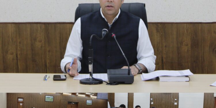 DDC Budgam takes review of major infrastructure projects including NABARD
