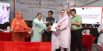 Sakeena Itoo addresses Triple Milestone Moment-2025 of JLNM Hospital Srinagar