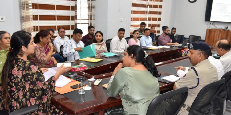 DC Udhmapur reviews Child protection measures