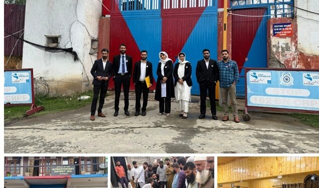 Outreach visit organised for Legal Aid Defence Counsels of B’pora to District Jail Kupwara
