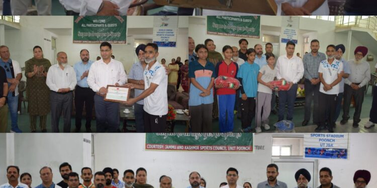 DC distributes sports kits under Khelo India Initiative at Sports Stadium Poonch
