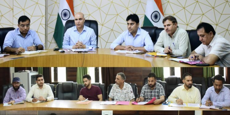 DC Kishtwar reviews functioning of Revenue Department; Sets timelines for key deliverables