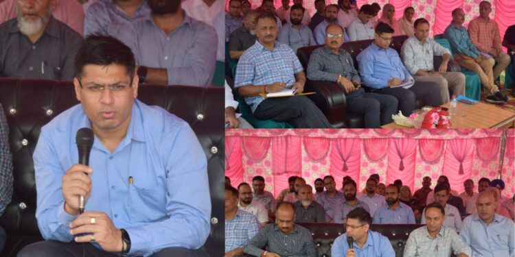 DDC Poonch presides over public outreach program at Aspirational Block Mankote