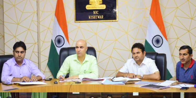 DC Kishtwar reviews power scenario in district