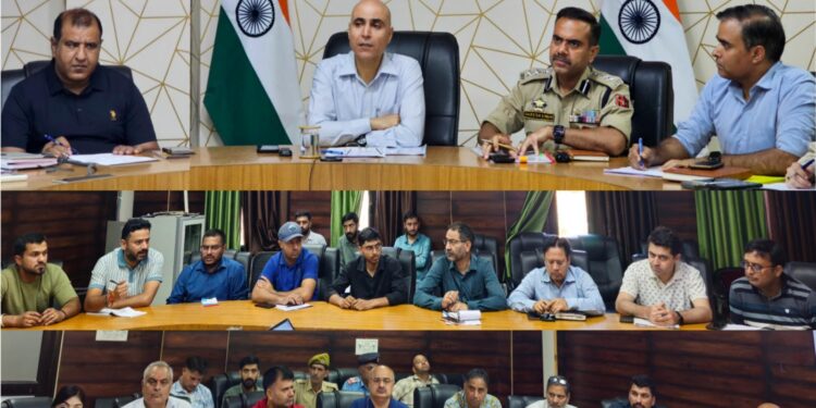 DC Kishtwar reviews arrangements for upcoming Shri Machail Mata Ji Yatra 2025