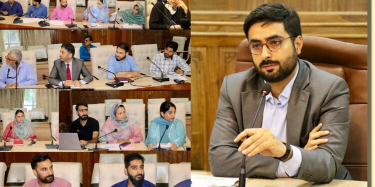 DC Srinagar reviews sanctioning of cases of entrepreneurs under Mission Yuva
