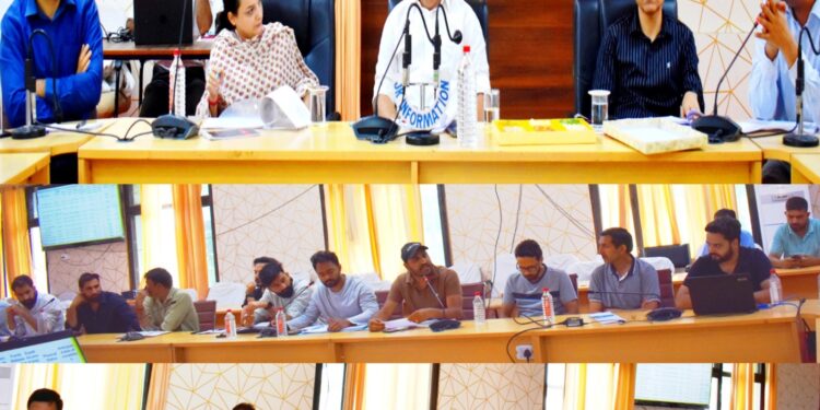 LoP/ MLA Sunil Sharma, MLA Shagun Parihar review Jal Jeevan Mission progress in Kishtwar