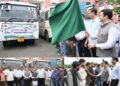 DC Kulgam flags-off a group of 54 progressive orchardists to SKUAST-K
