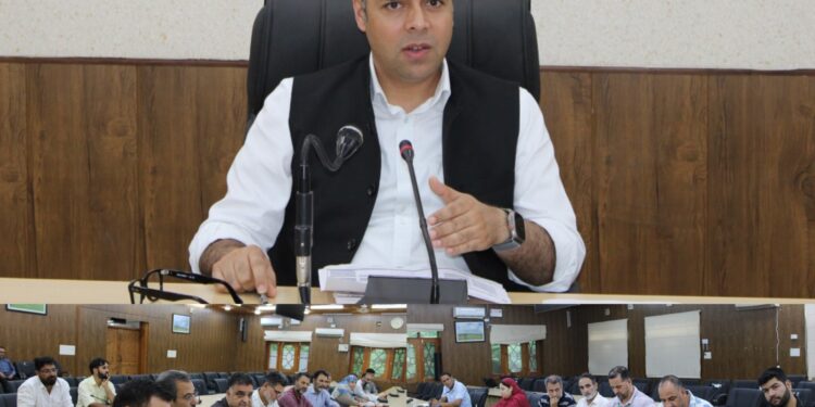 DC Budgam reviews Power infrastructure and Renewable Energy progress