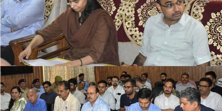 Div Com Jammu reviews Shrawan Mahotsav arrangements at Shri Shiv Khori Shrine