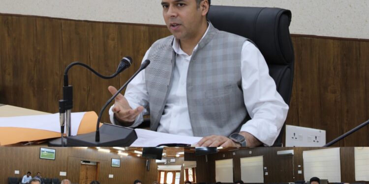 DC Budgam chairs DLC meeting to discuss Change of Land Use cases