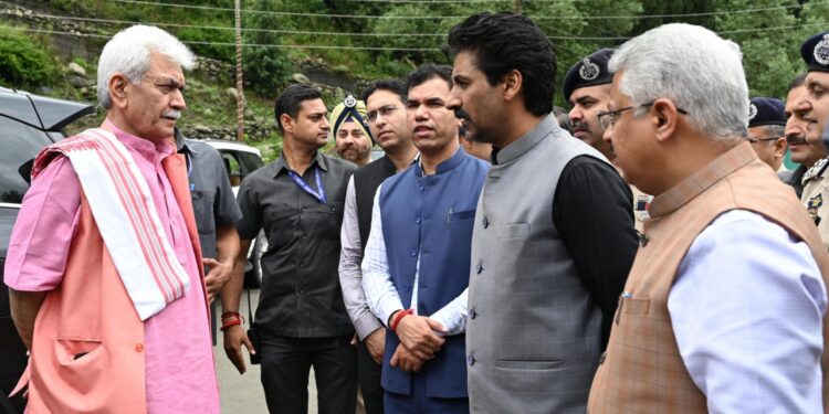 “Shri Amarnath Ji Yatra-2025” Lieutenant Governor visits Nunwan and Chandanwari Base Camps