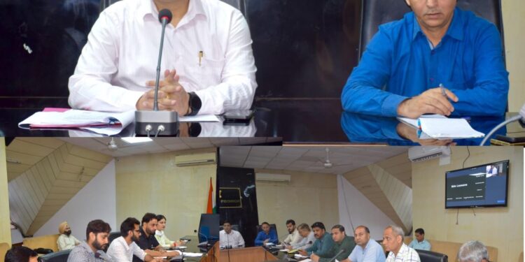 DC Poonch reviews progress of Sanitation Projects