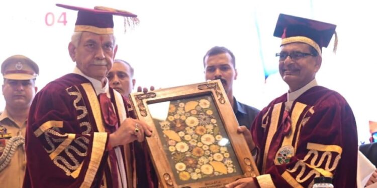 Lieutenant Governor addresses 6th Convocation Ceremony of SKUAST Kashmir