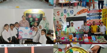 NEP Utsav 2025: GHSS Vijaypur organises FLN-TLM exhibition