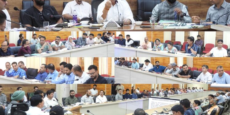DDC Chairman Doda reviews finalization of Annual Action Plan 2025–26
