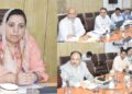 Sakeena Itoo reviews performance, functioning of J&K Medical Supplies Corporation Limited
