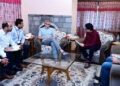 Chief Minister Omar Abdullah meets various delegations at Raabita Office