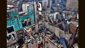 Fire incidents render several families homeless in Sgr in 24 hours