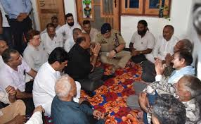 Dy CM visits bereaved families of teachers at Ghordi