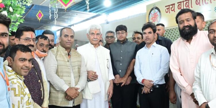 Amarnath Yatra symbol of unity, brotherhood; 20,000 pilgrims have paid obeisance, more on way: LG Sinha  