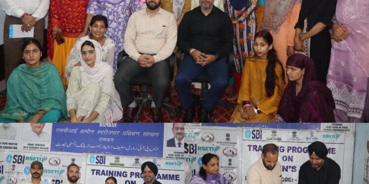 “Tailor Women’s Garments” Training Program inaugurated at SBI RSETI Ramban