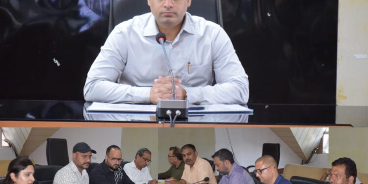Deputy Commissioner Poonch reviews progress of PMGSY projects