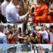 SANJY 2025: Bandipora admin receives first batch of Shri Amarnathji pilgrims at Shadipora Transit Camp