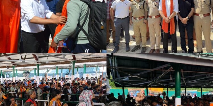 First batch of Shri Amarnath Ji Yatra-2025 devotees reach Nunwan Base camp
