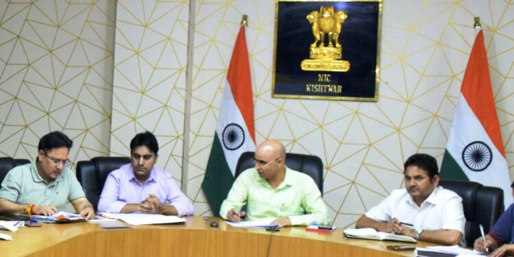 DC Kishtwar reviews progress of PMGSY projects in district