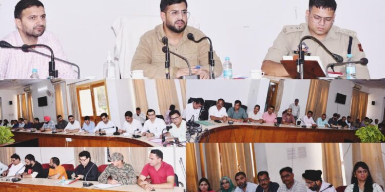 DC, SSP Rajouri reviews preparations for upcoming Shri Budha Amarnath Ji Yatra