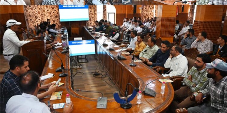 DEO Shopian conducts training program on Intensive Revision of Electoral Rolls-2025