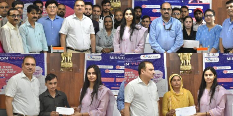 DC Reasi distributes 48 sanction letters to beneficiaries under Mission YUVA