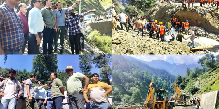LOP/MLA Paddar–Nagseni visits Noos Nallah, Padyarna Cloudburst-Affected Site