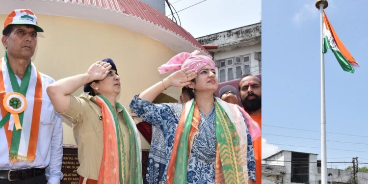 DIG Udhampur–Reasi Range, DC inaugurate monumental National Flagpole at Slathia Chowk