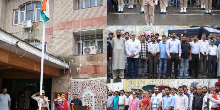 Ek Kaam Desh Ke Naam: DC B’pora hoists National Flag, inspires citizens to serve the nation