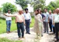 DC Samba inspects development works, engages with community volunteers at Gurha Slathia