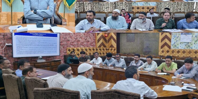 DC Kupwara reviews implementation of Vibrant Villages Programme for development in border villages