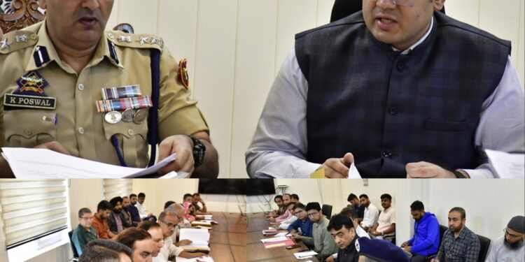 DC Ganderbal chairs NCORD meeting, directs vigorous enforcement against drug menace