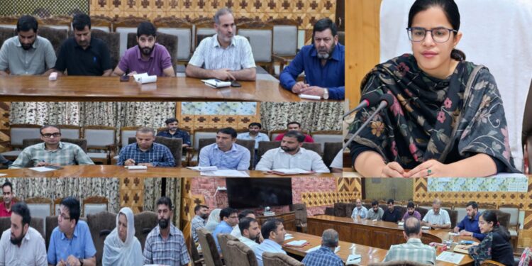 DC Kupwara reviews progress under PMAY-Urban 2.0