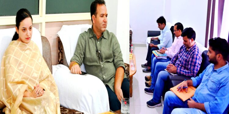 LOP/MLA Paddar Nagseni, MLA Kishtwar review water supply restoration in Kishtwar, Nagseni & Paddar