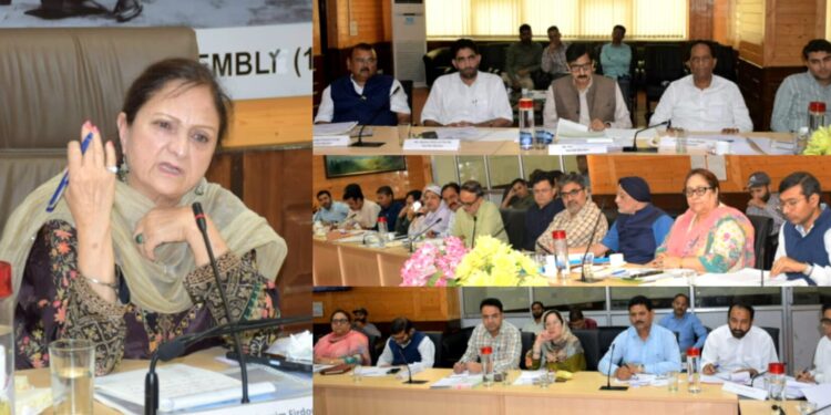 Committee on Estimates reviews functioning of Power Development Department