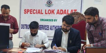 Udhampur: Special Lok Adalat settles 298 Traffic challan, Civil Cases