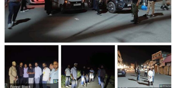 Night patrolling to curb illegal Mining in Shopian