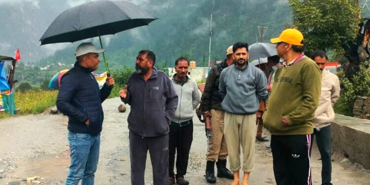 Post Heavy rains: Efforts underway in Sub-Division Paddar to restore road connectivity, essential services