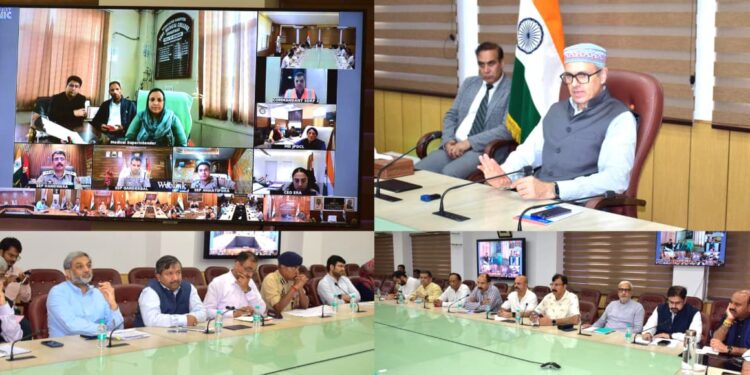 CM Omar Abdullah chairs high-level meeting on relief and restoration measures in Jammu